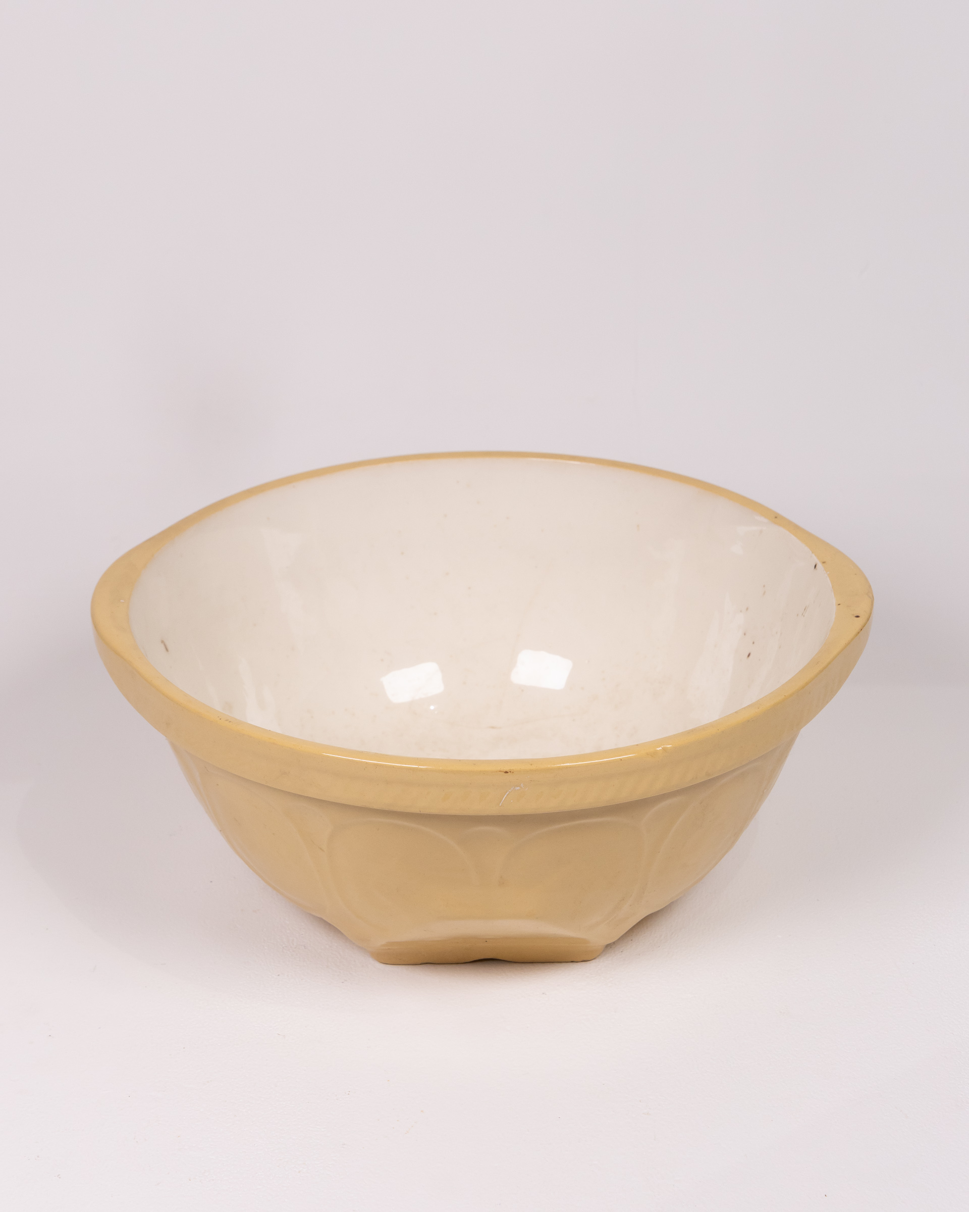 Vintage T.G. Green Gripstand Cream Ceramic Mixing Bowl