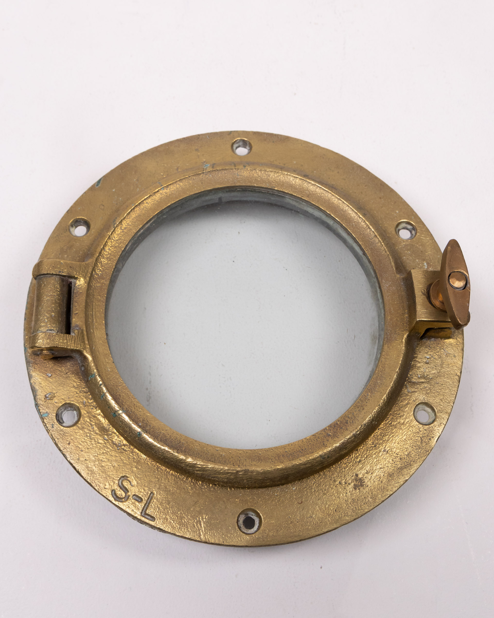 Vintage Brass Porthole with Glass