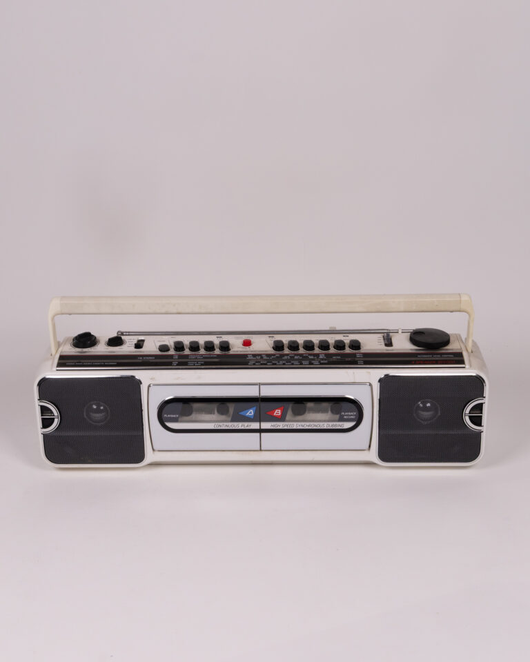 Sanyo Portable Radio Cassette Player with Dual Decks