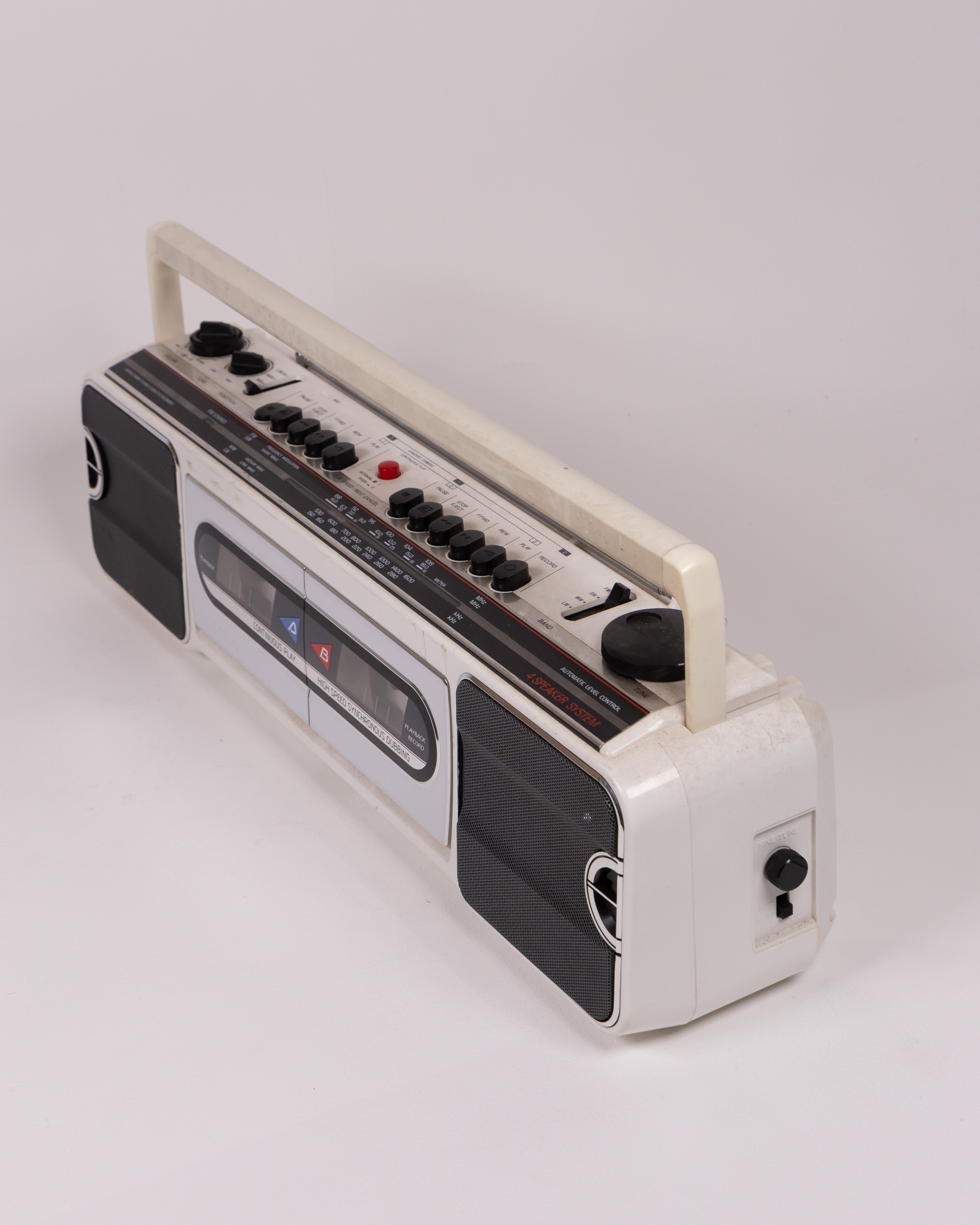 Sanyo Portable Radio Cassette Player with Dual Decks - Image 2