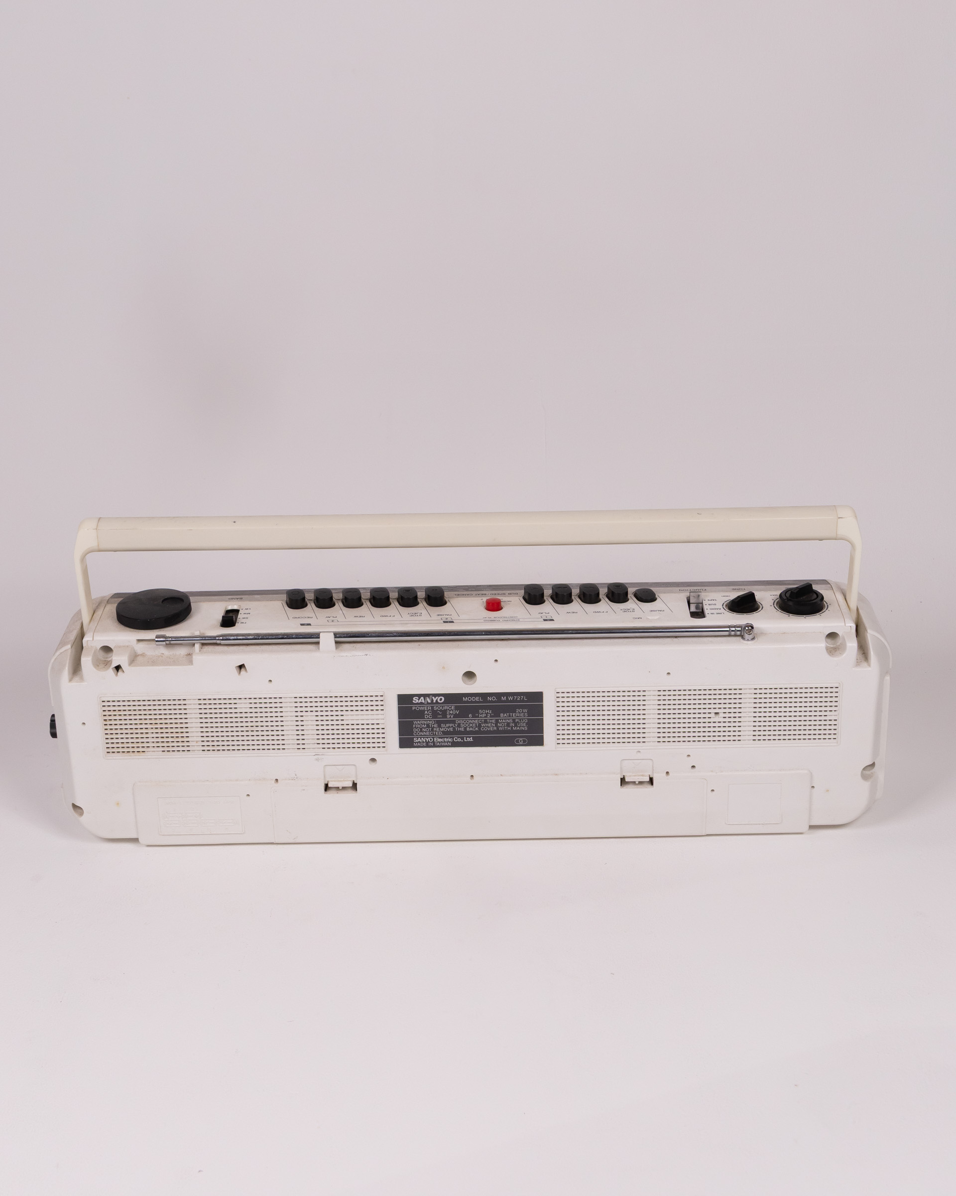 Sanyo Portable Radio Cassette Player with Dual Decks - Image 3