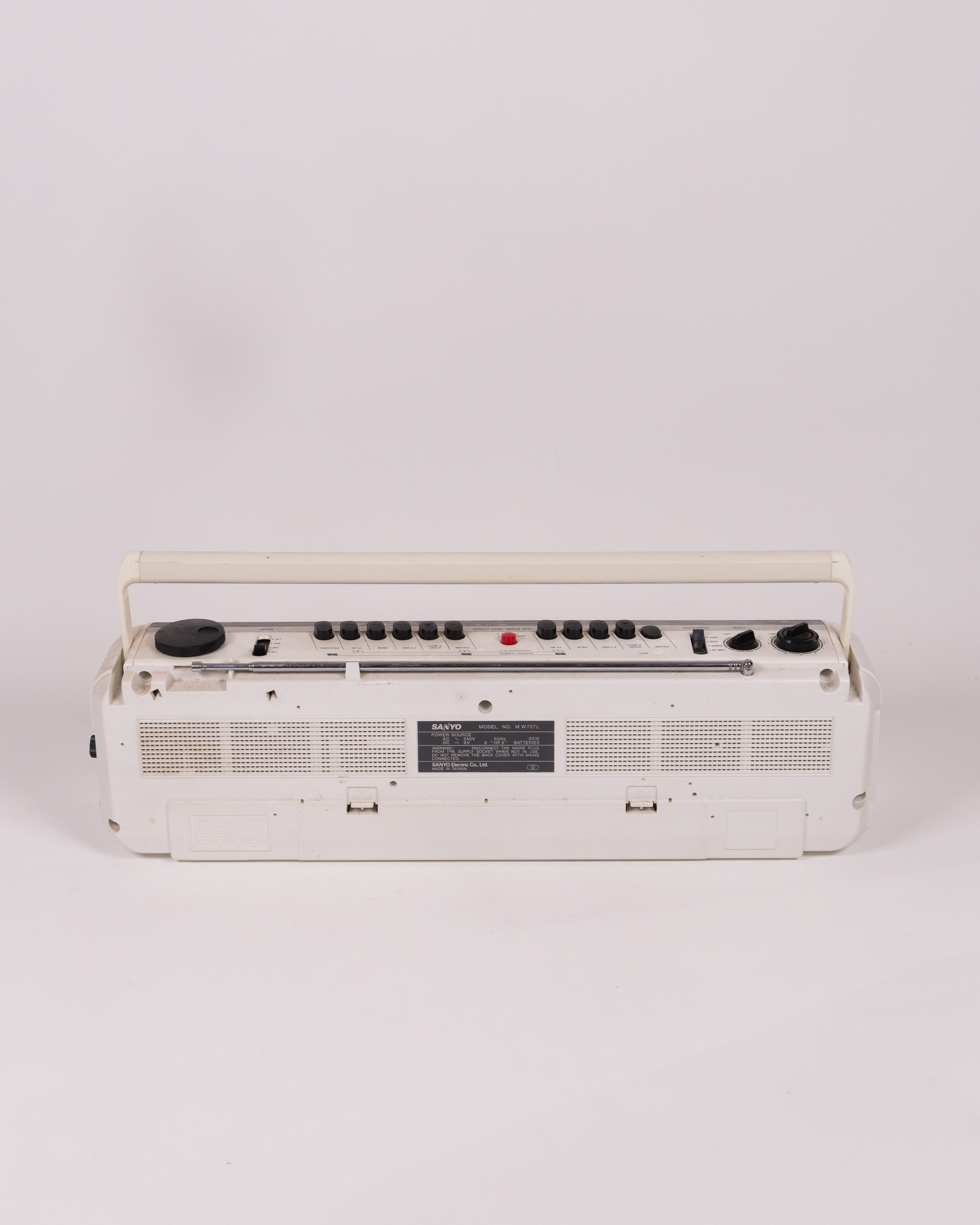 Sanyo Portable Radio Cassette Player with Dual Decks - Image 4