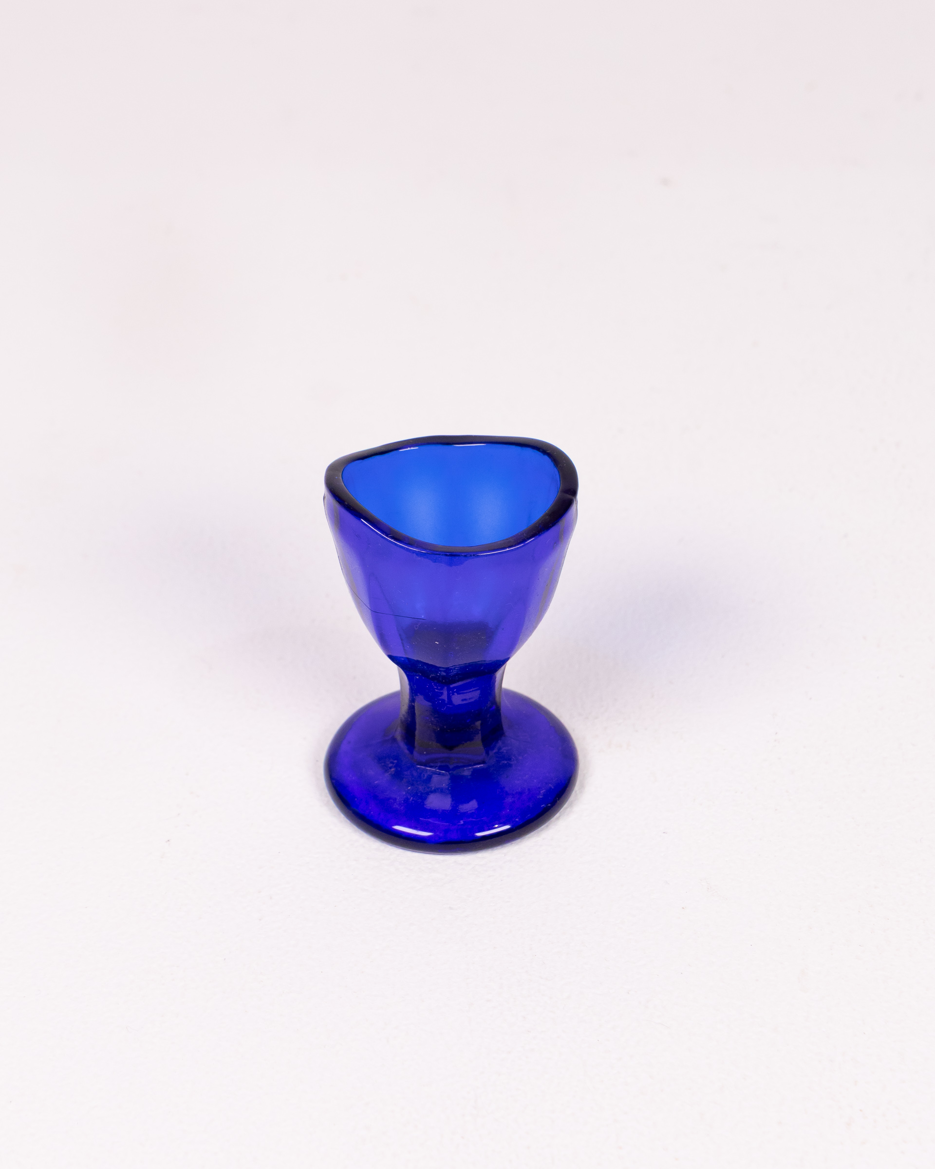 Antique Cobalt Blue Glass Eye Bath