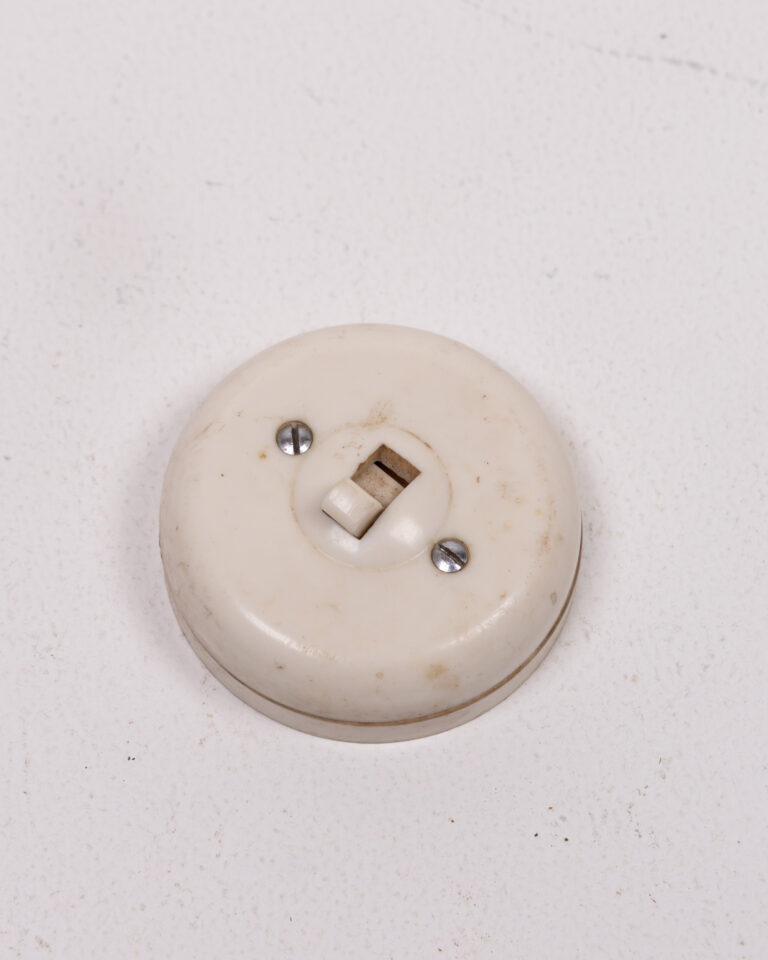 Vintage ROLLS Plastic Light Switch with Brass Terminals