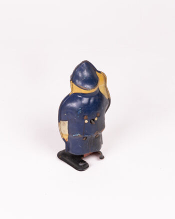 Vintage Tinplate Toy Policeman Figure, Hand Painted