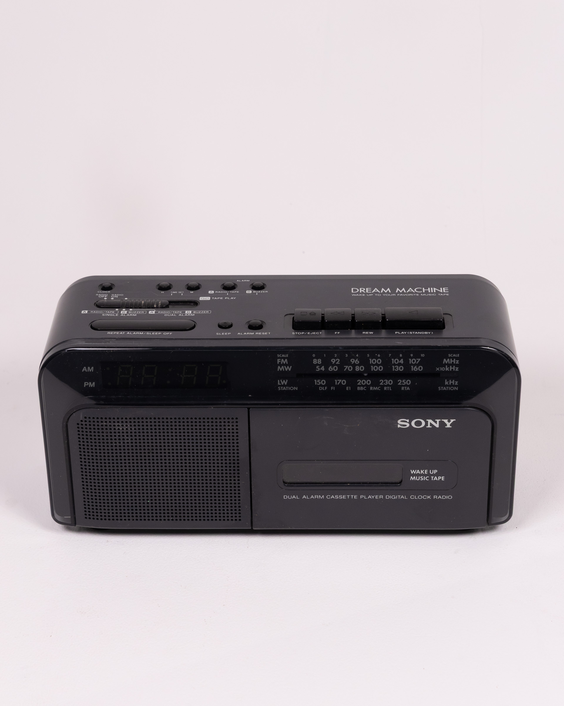 Vintage Sony Dream Machine Clock Radio with Cassette