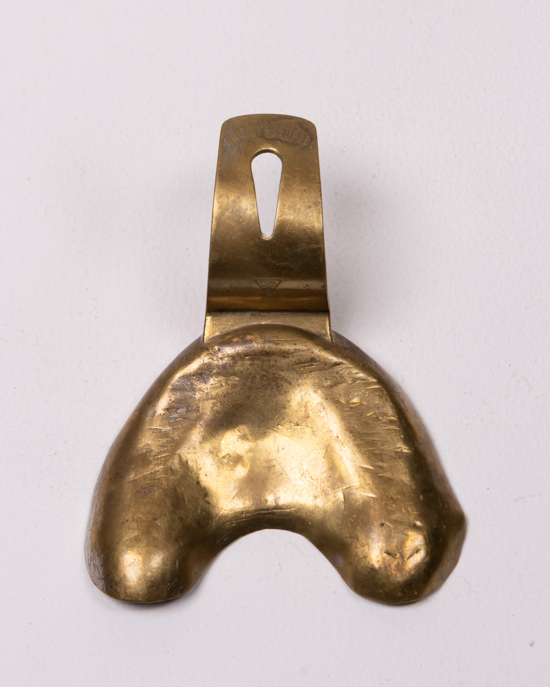 Antique Ehricke-Hoffel Brass Dental Impression Tray