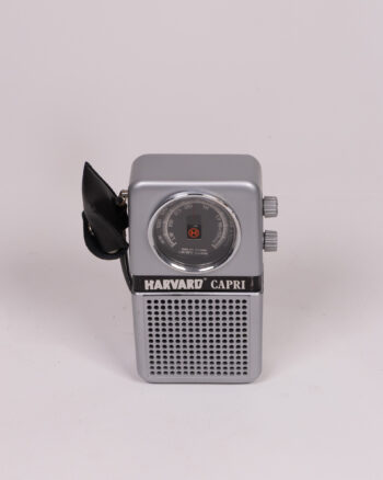 Harvard Capri Metal Radio with Leather Case