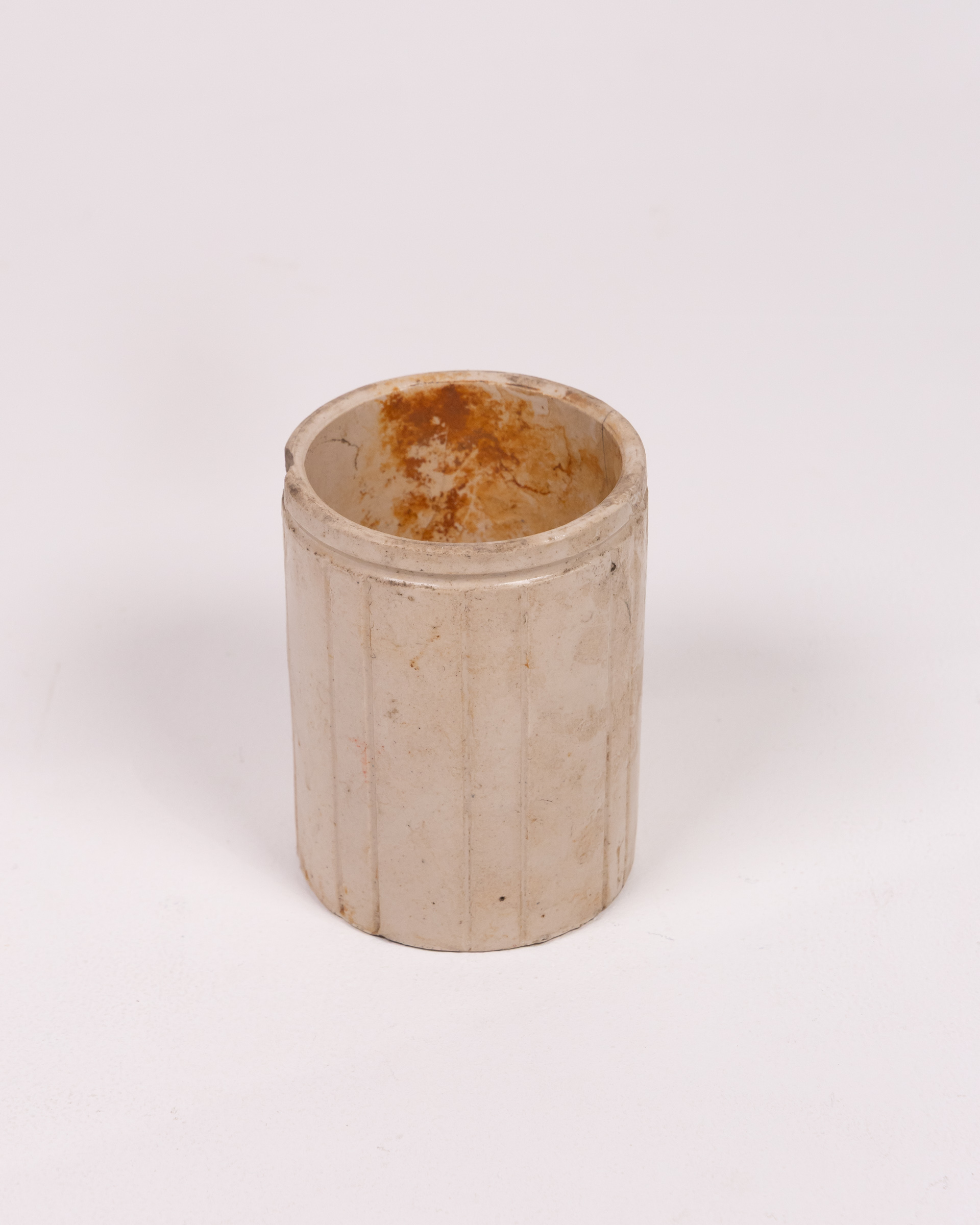 Vintage W.P. Hartley’s Stoneware Pot with Embossed Label