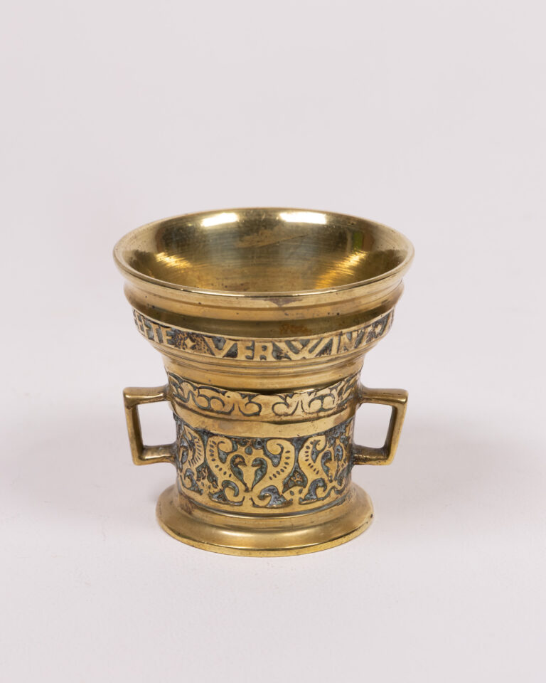 Antique Bronze Apothecary Mortar with Handles