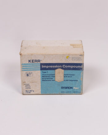 Vintage Kerr Impression Compound for Dental Use