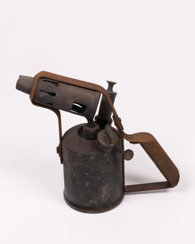 Vintage Metal Blow Torch with Handle