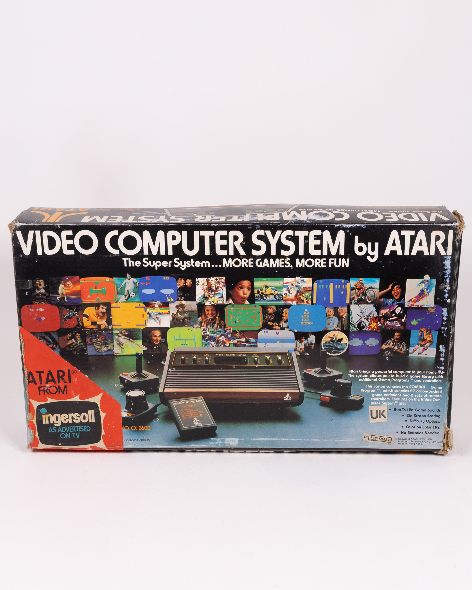 Vintage Atari Video Computer System CX2600 with Games