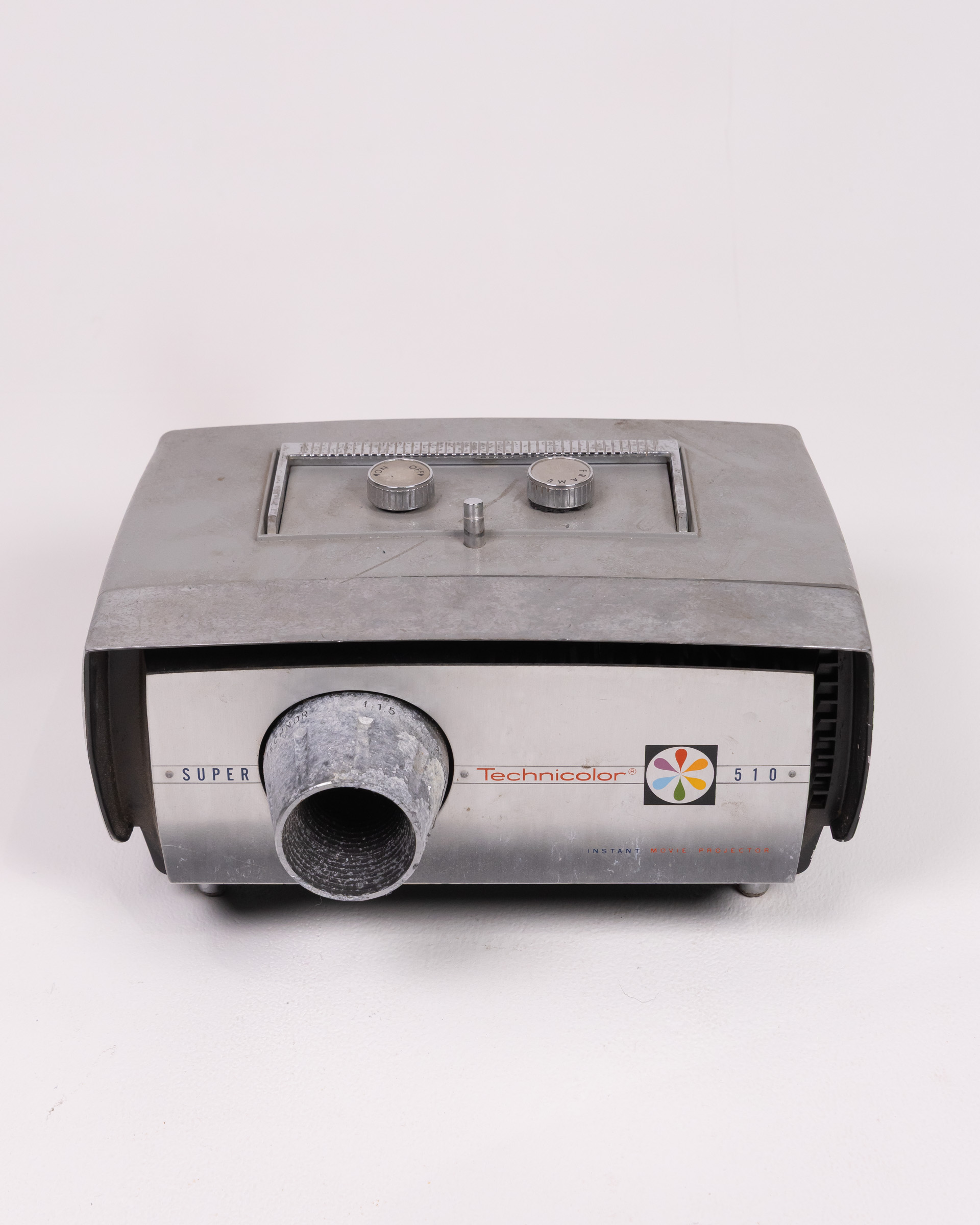 Vintage Technicolor 510 Metal Movie Projector with Cord