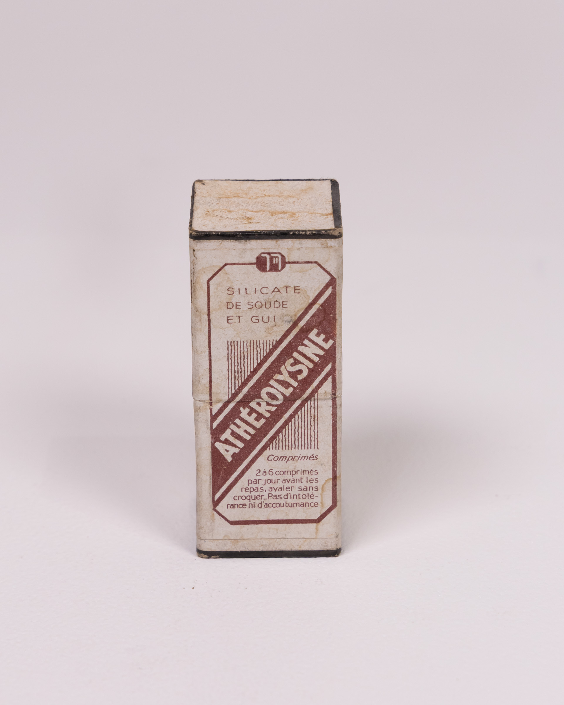 Vintage unopened Atherolysine Cardboard Box, Medical Collectable