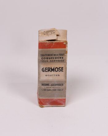 Vintage Germose Gouttes Cough Medicine with Original Box