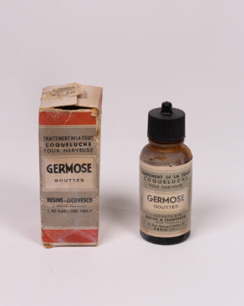Vintage Germose Gouttes Cough Medicine with Original Box