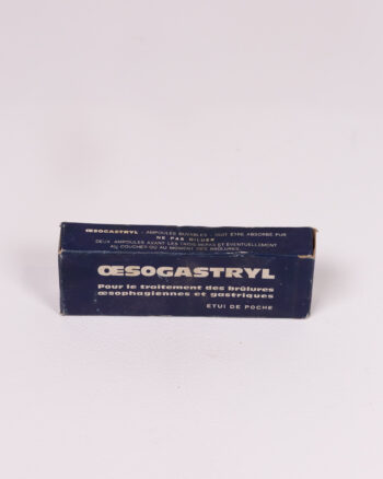 Vintage Oesogastryl Ampoule Box with French Instructions