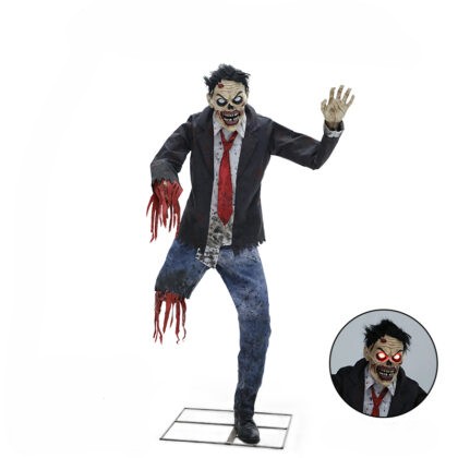 Hopps the Dismembered Zombie Halloween Animatronic Decoration