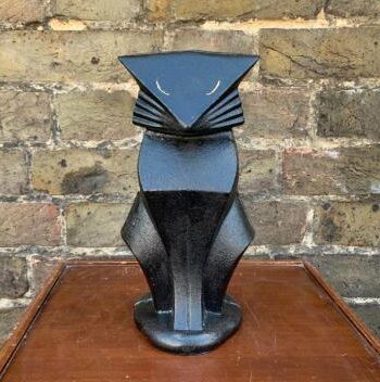 Cast Iron Art Deco Cat Doorstop