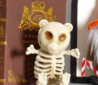 Spooky Teddy Bear Skeleton Halloween Decoration