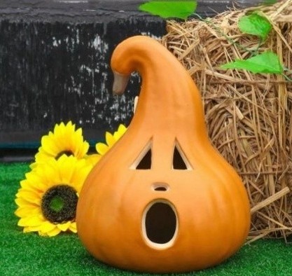 Shocked Gourd Jack-O-Lantern Light Up Pumpkin Decoration