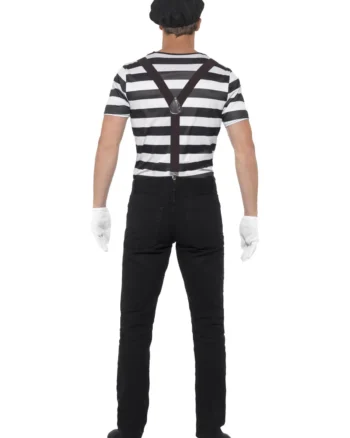 Gentleman Mime Artist Costume with Top & Beret