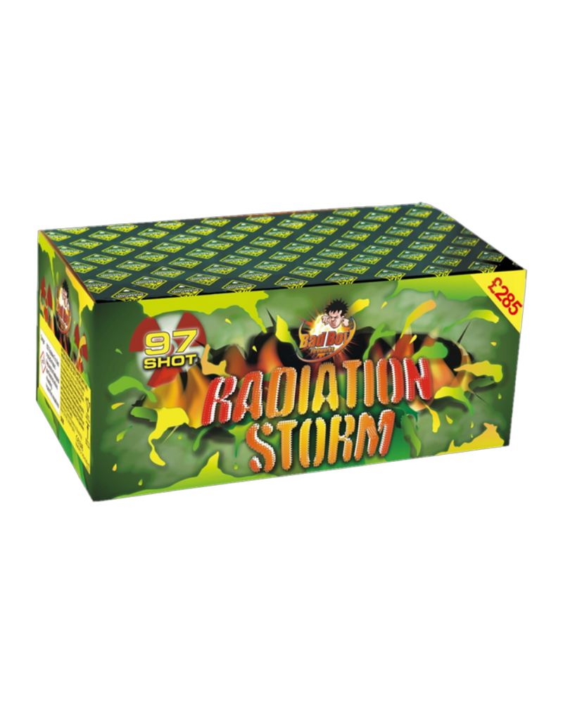 Bad Boy Radiation Storm 97 Shot Barrage by Diamond Fireworks