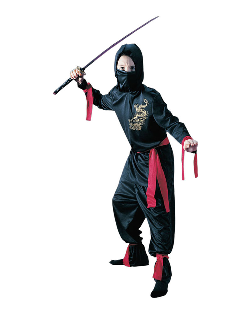 Black Ninja Child Costume (M)