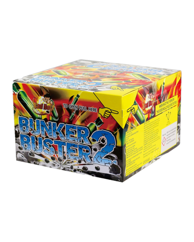 Bunker Buster 121 Shot Barrage by Diamond Fireworks