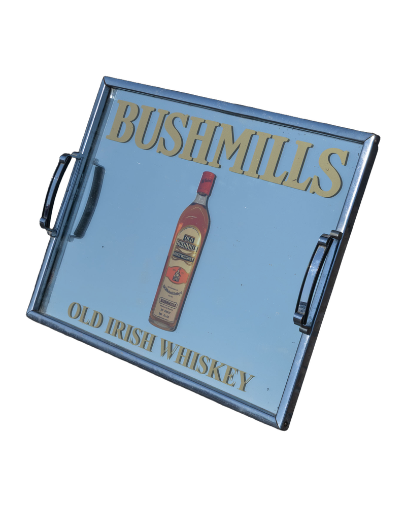 Bushmills Old Irish Whiskey Mirrored Serving Tray