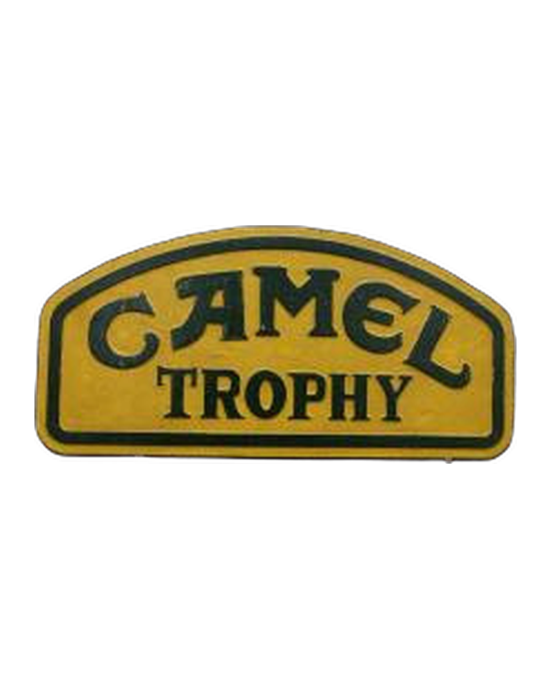 Camel trophy sign