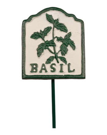 Cast Iron Basil Sign [3494]