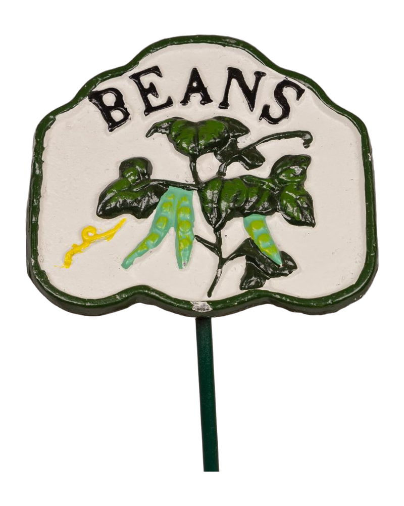 Cast Iron Beans Sign [2204]