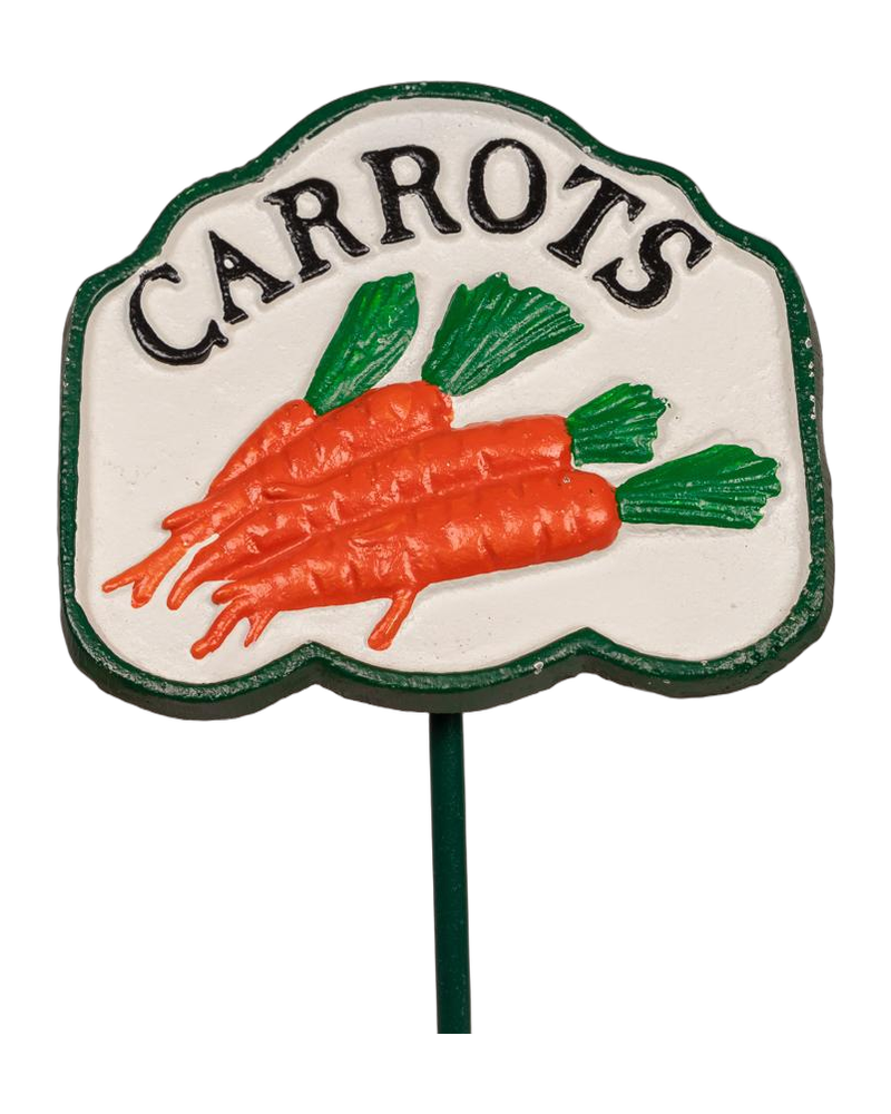 Cast Iron Carrots Sign