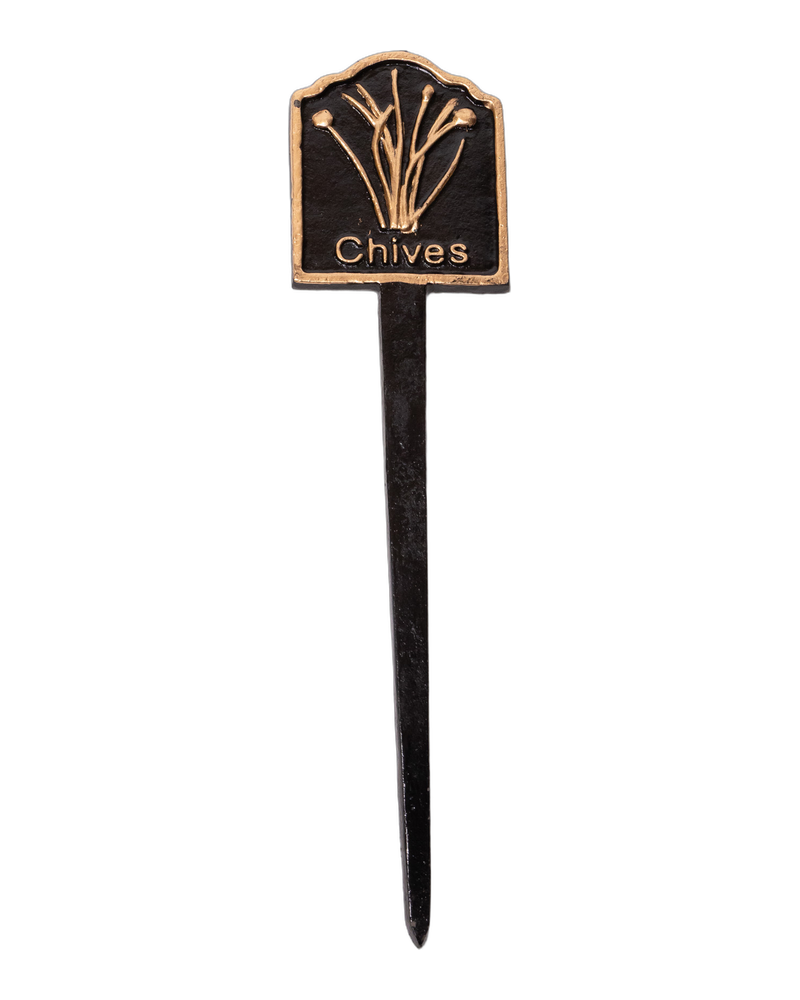 Cast Iron Chives Sign