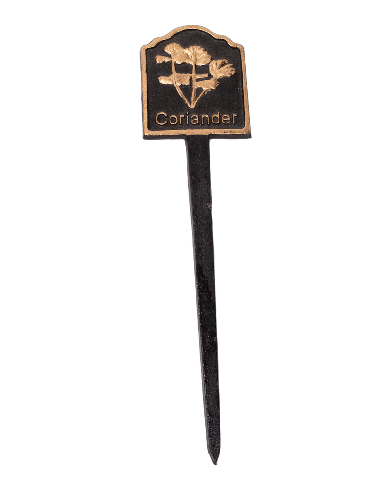 Cast Iron Coriander Sign