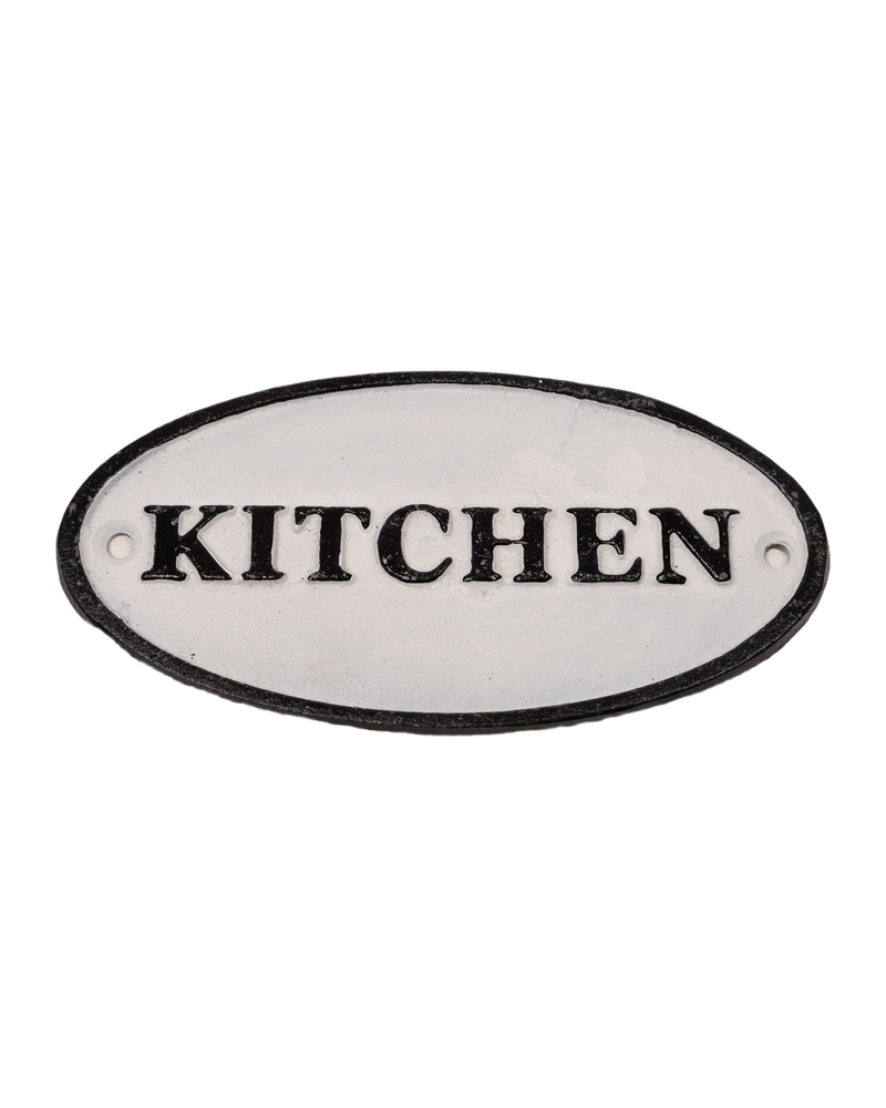 Cast Iron Kitchen Sign