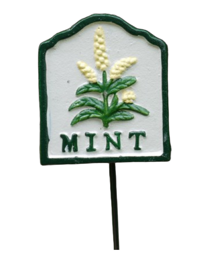 Cast Iron Mint Sign