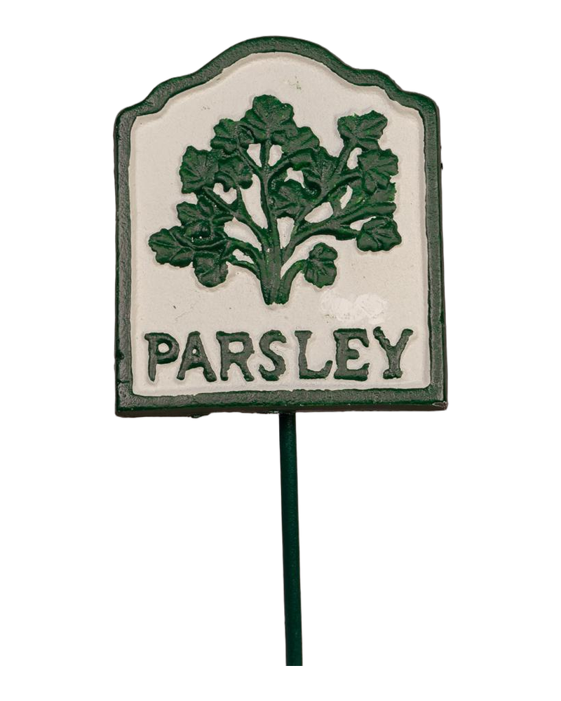 Cast Iron Parsley Sign