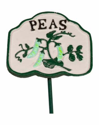 Cast Iron Peas Sign [2209]