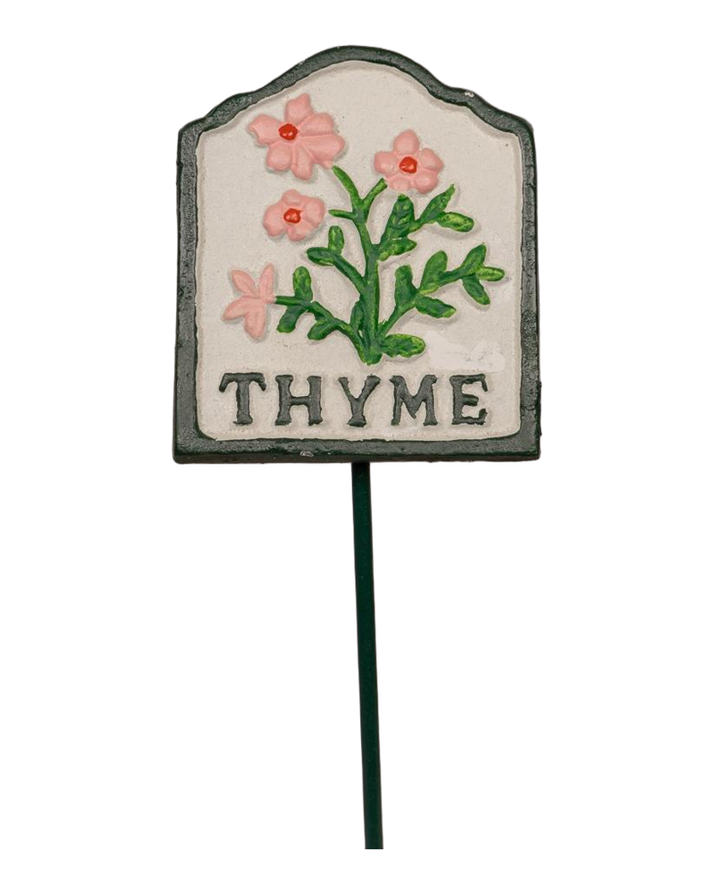 Cast Iron Thyme Sign [3499]