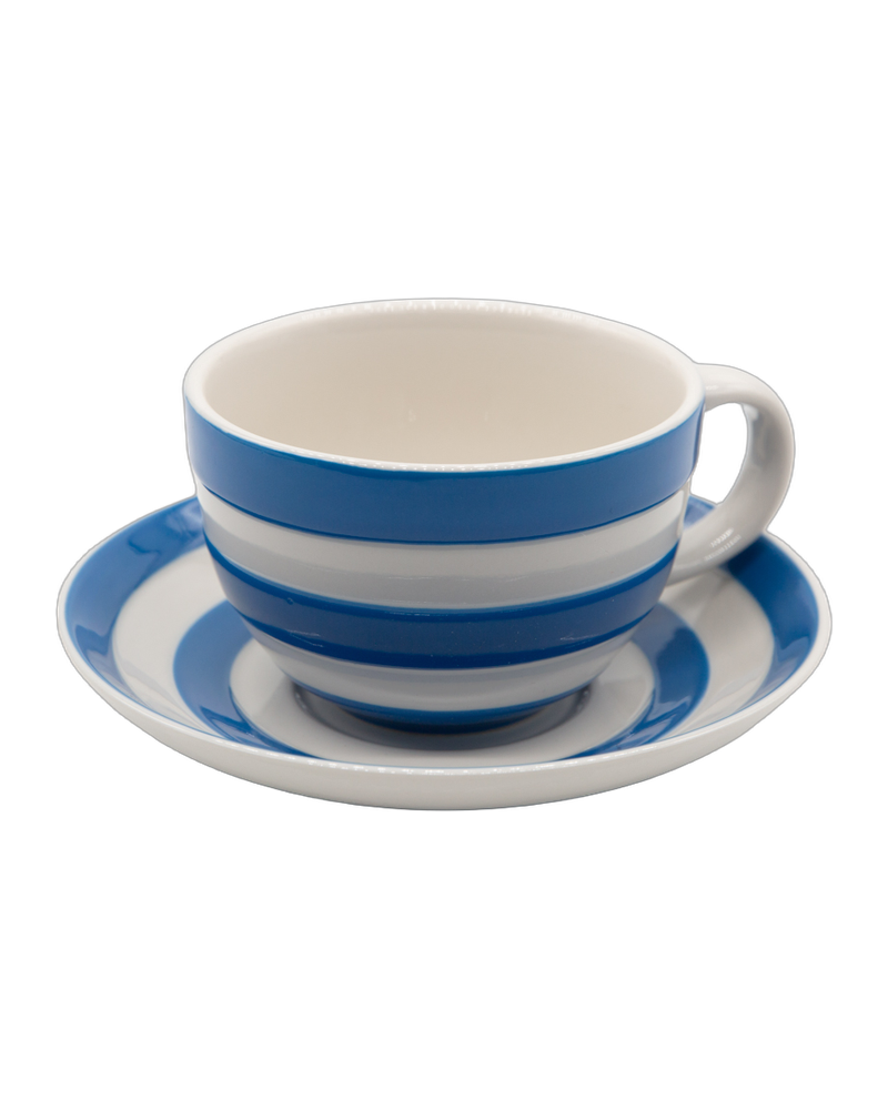 Cornishware Blue Breakfast Cup & Saucer
