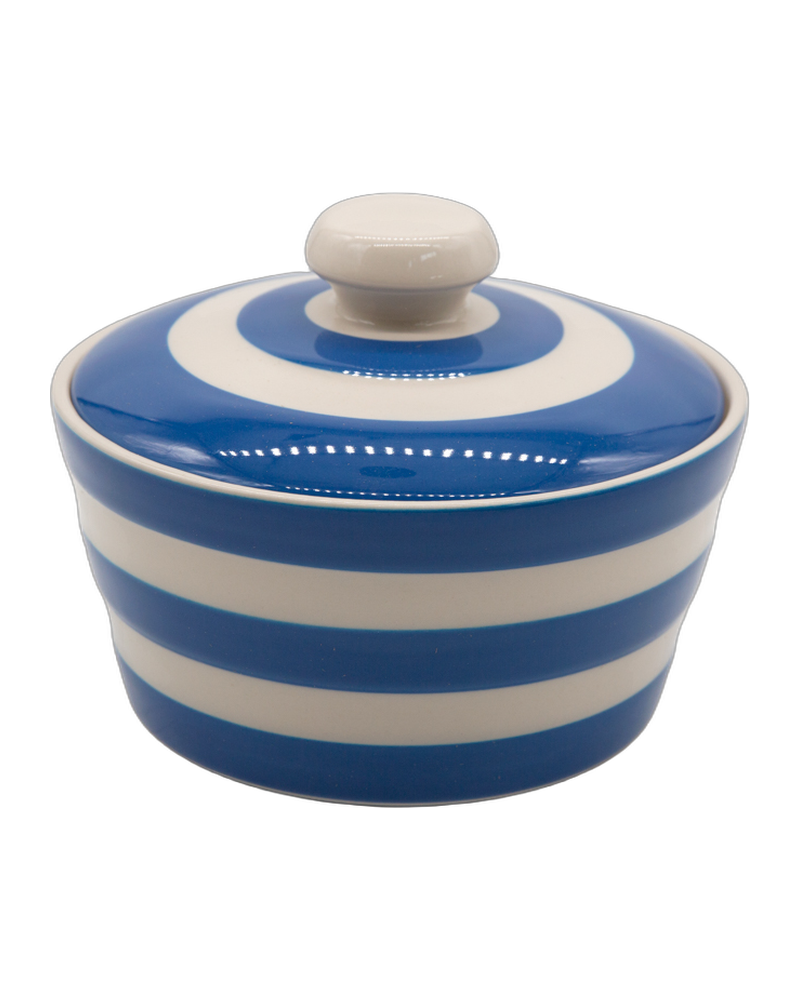 Cornishware Blue Butter Dish