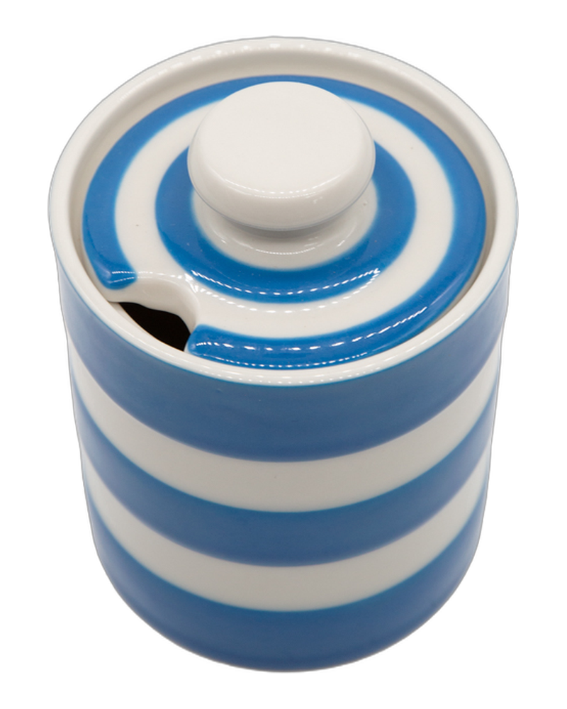 Cornishware Blue Honey and Marmalade Jar