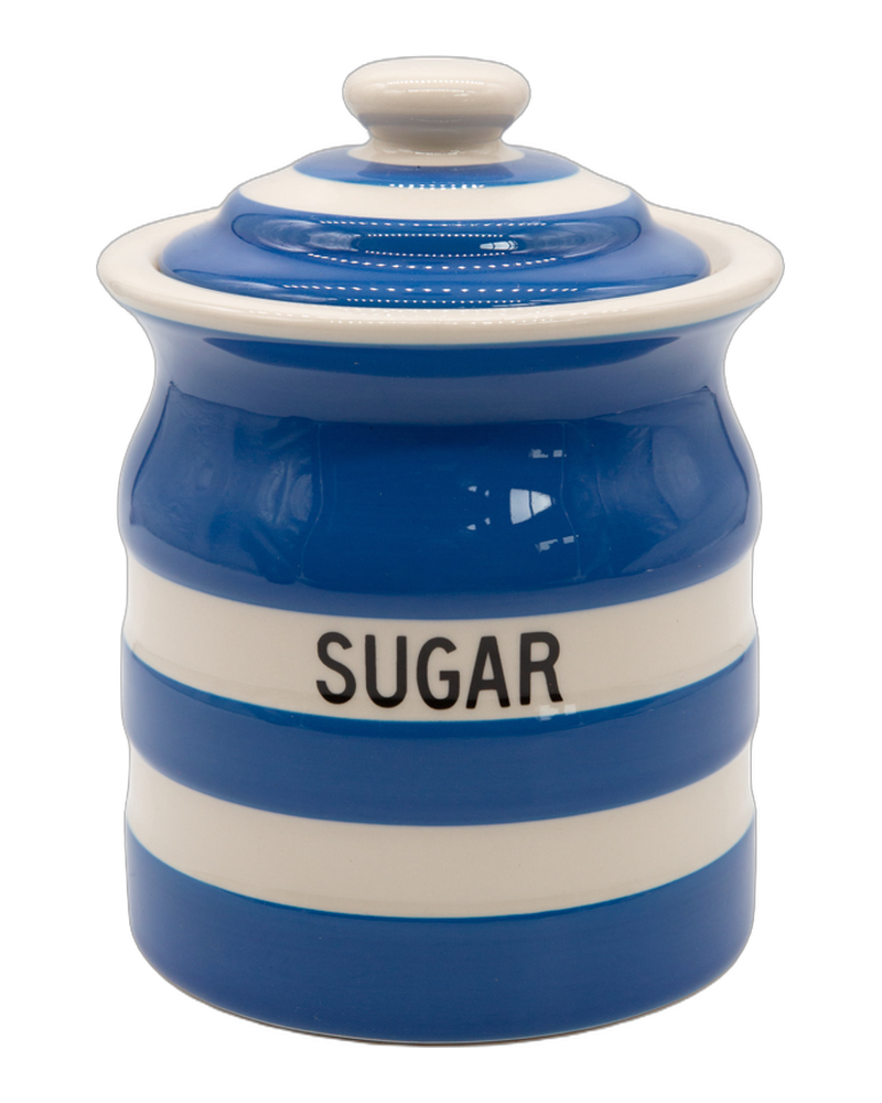 Cornishware Blue Sugar Storage Jar 84cl