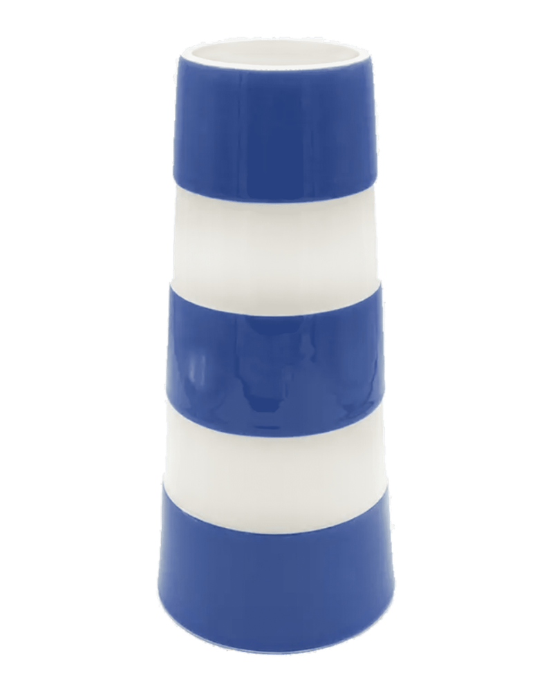 Cornishware Blue Tall Lighthouse Vase