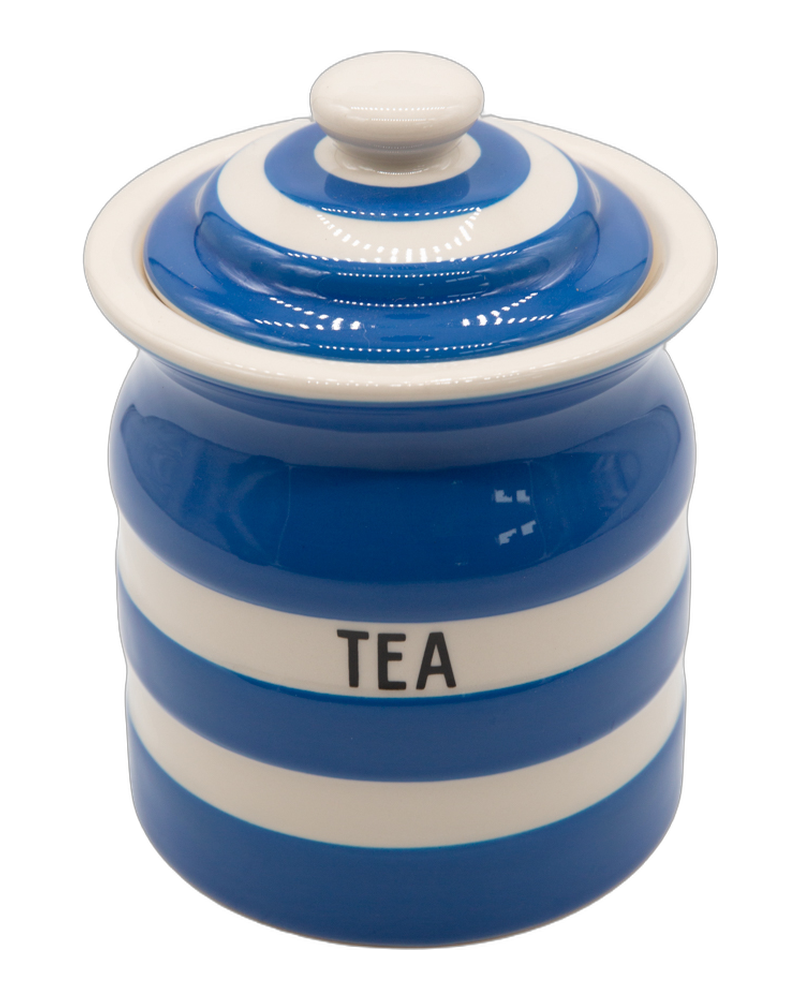 Cornishware Blue Tea Storage Jar 84cl