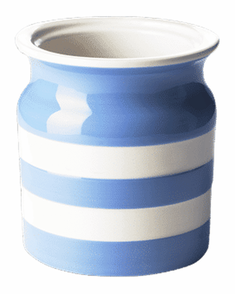 Cornishware Blue Utensil Jar