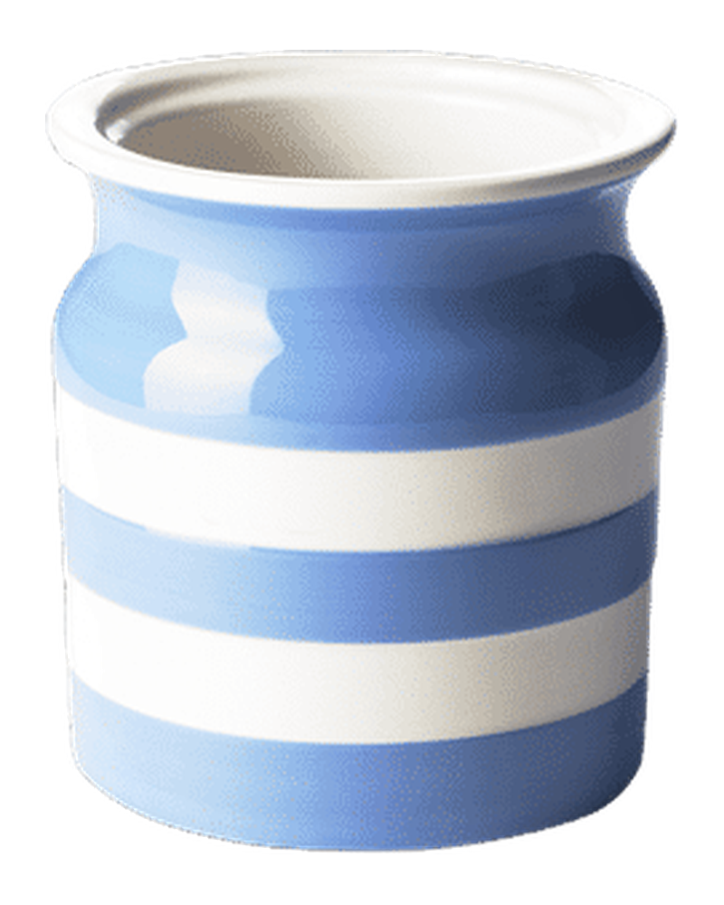 Cornishware Blue Utensil Jar